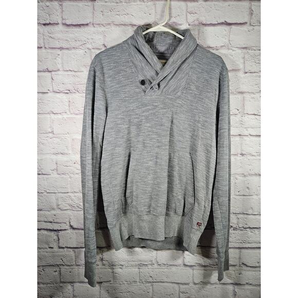 Banana Republic Heritage Collection Womens Sweater Shawl Neck‎ Gray Medium - Picture 7 of 7